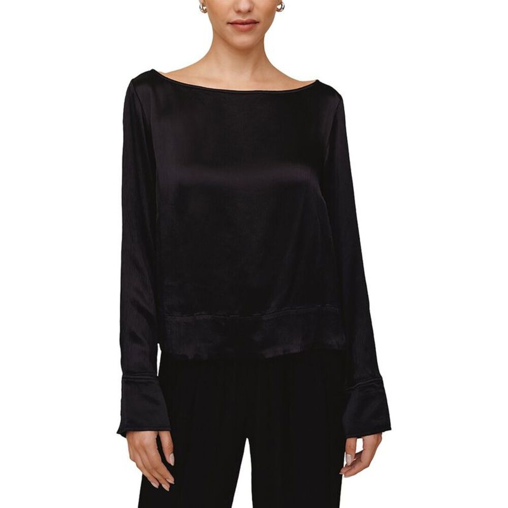 Bella Dahl Womens  Long Sleeve Split Back Pullover